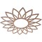Ekena Millwork Daisy Wood Fretwork Pierced Ceiling Medallion, Wood (Paint Grade), 36"OD x 13 7/8"ID x 3/8"T CMWP36X36X0375DAMF - alternate 2